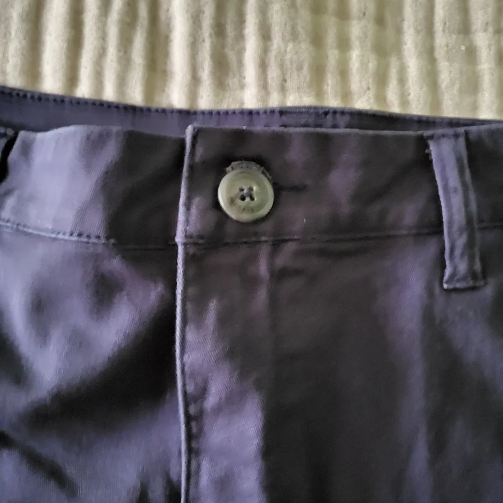 Aero Bermuda Girls Size 12 Blue Shorts 9 inch length - Picture 3 of 6